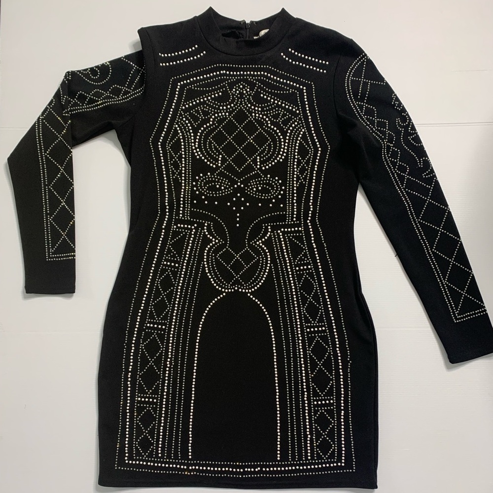 Raingston Mini Black Dress